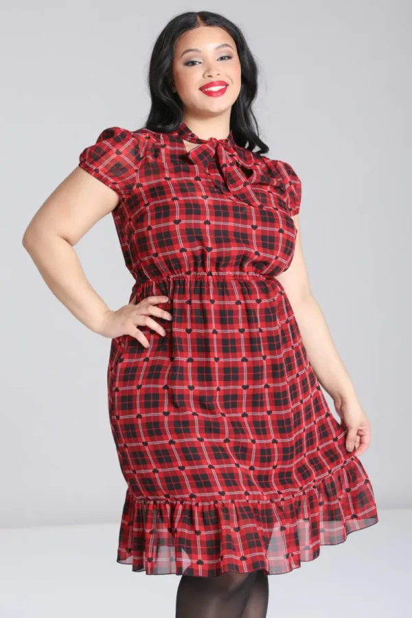 Hell Bunny Dresses | Dresses>Date Night Knee Dress Red