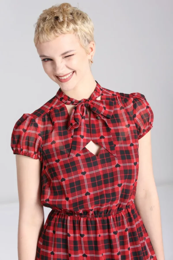 Hell Bunny Dresses | Dresses>Date Night Knee Dress Red