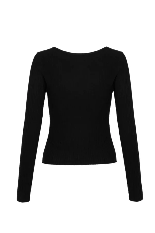 Hell Bunny Tops | Knitwear>Death Or Glory Top Black