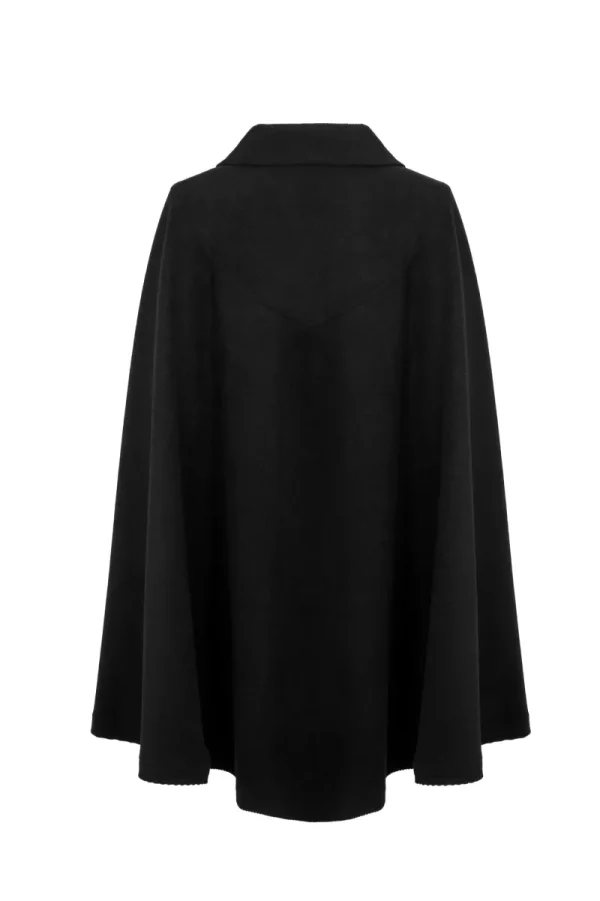 Hell Bunny Coats & Jackets | Coats & Jackets>Devon Cape Coat Black