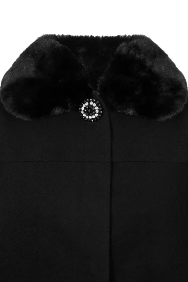Hell Bunny Coats & Jackets | Coats & Jackets>Devon Cape Coat Black