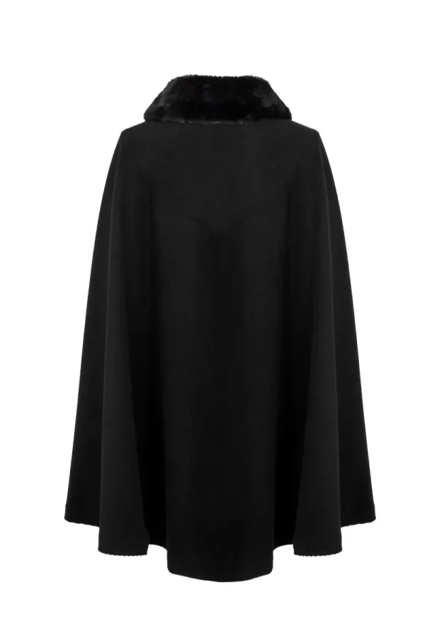 Hell Bunny Coats & Jackets | Coats & Jackets>Devon Cape Coat Black