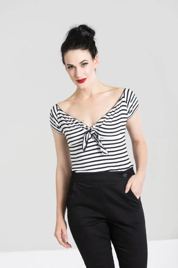Hell Bunny Tops | Knitwear>Dolly Top Black