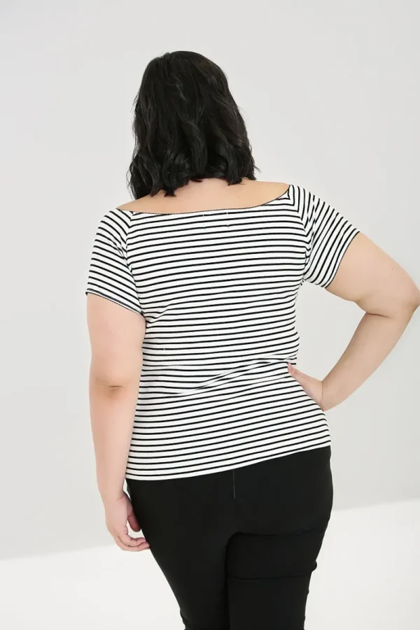 Hell Bunny Tops | Knitwear>Dolly Top Black