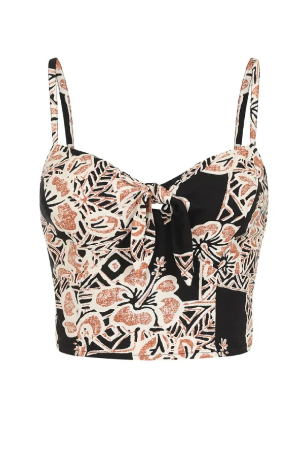 Hell Bunny Tops | Tops>Dominique Crop Top Black