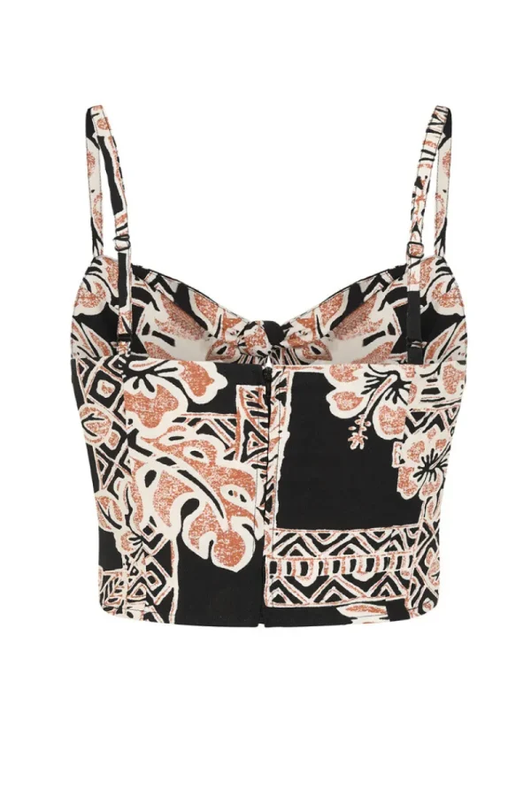 Hell Bunny Tops | Tops>Dominique Crop Top Black