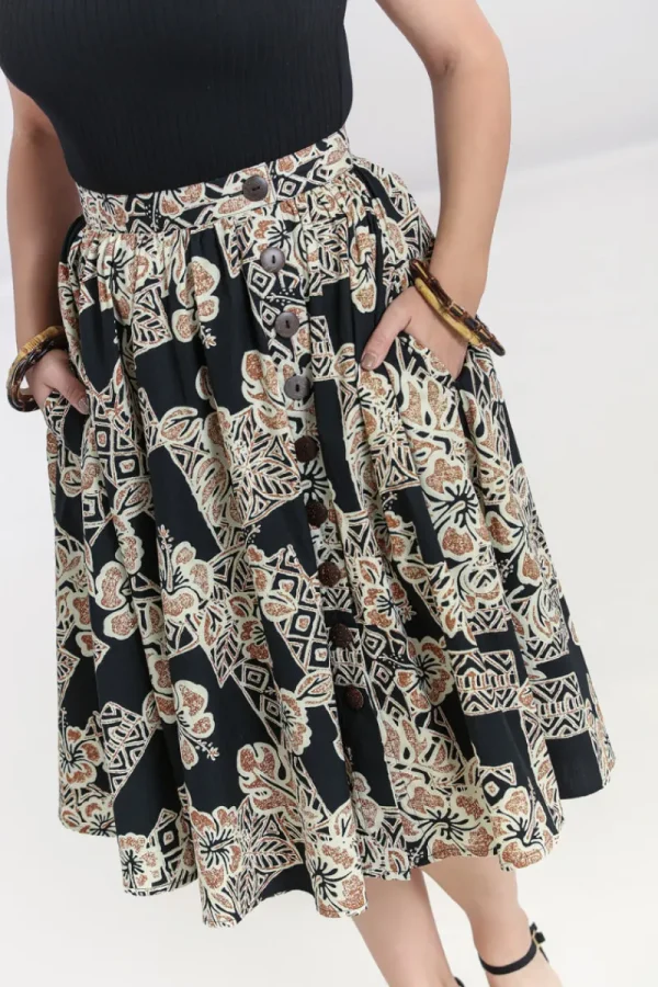 Hell Bunny Skirts | Skirts>Dominique 50's Skirt Black