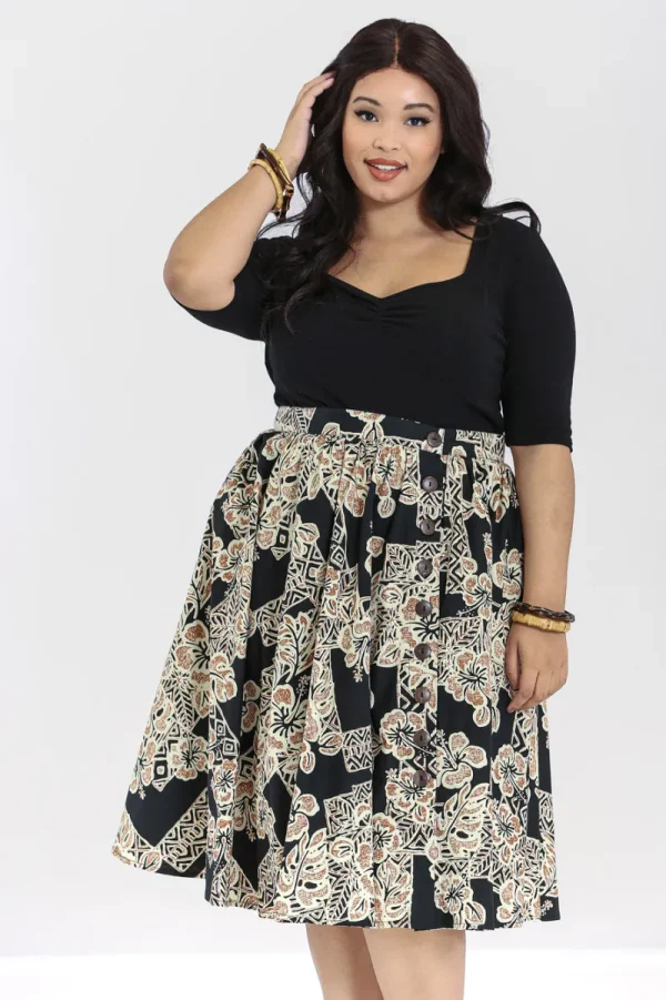 Hell Bunny Skirts | Skirts>Dominique 50's Skirt Black