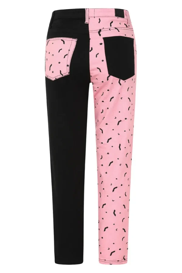 Hell Bunny Trousers & Shorts | Trousers & Shorts>Duo Bat Jeans