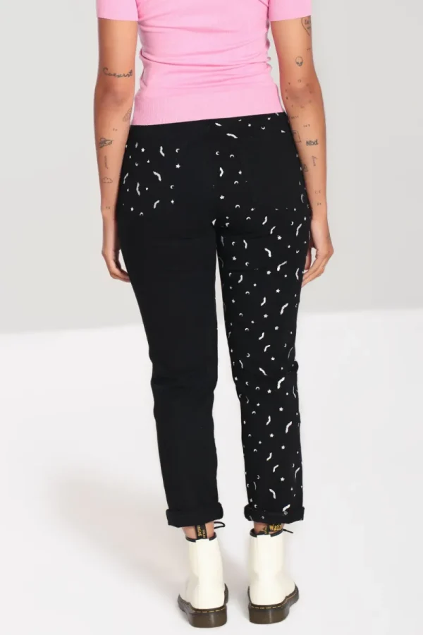 Hell Bunny Trousers & Shorts | Trousers & Shorts>Duo Bat Jeans