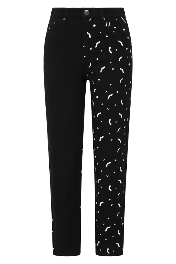 Hell Bunny Trousers & Shorts | Trousers & Shorts>Duo Bat Jeans