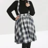 Hell Bunny Skirts | Skirts>Eddystone Pinafore Skirt Grey