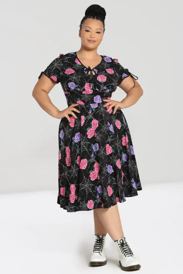 Hell Bunny Dresses | Dresses>Eloise Mid Dress Black