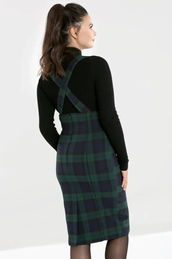 Hell Bunny Skirts | Skirts>Evelyn Pinafore Skirt Green