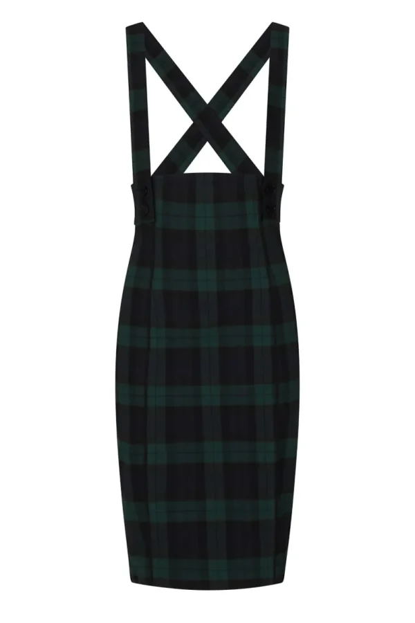 Hell Bunny Skirts | Skirts>Evelyn Pinafore Skirt Green