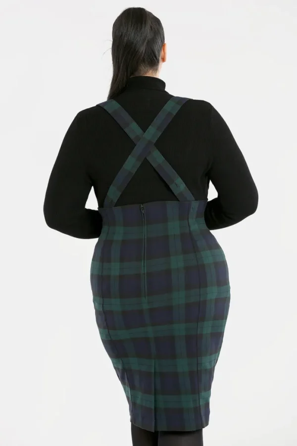 Hell Bunny Skirts | Skirts>Evelyn Pinafore Skirt Green