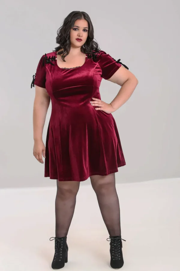 Hell Bunny Dresses | Dresses>Everly Mini Dress Wine