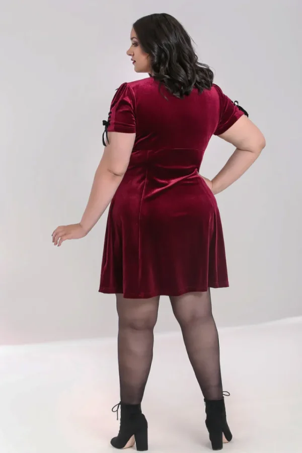 Hell Bunny Dresses | Dresses>Everly Mini Dress Wine