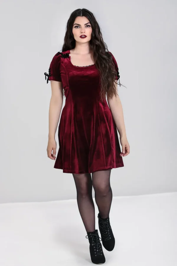 Hell Bunny Dresses | Dresses>Everly Mini Dress Wine