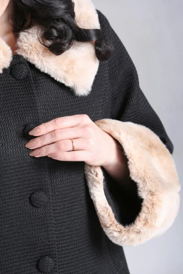 Hell Bunny Coats & Jackets>Faustine Coat Black