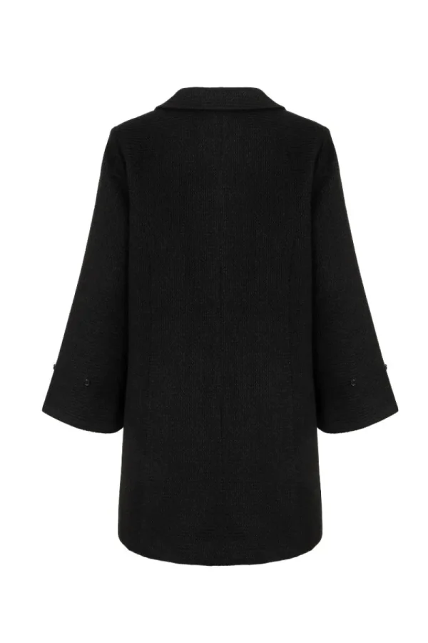 Hell Bunny Coats & Jackets>Faustine Coat Black