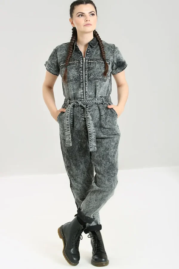 Hell Bunny Jumpsuits & Playsuits | Jumpsuits & Playsuits>Finn Boilersuit