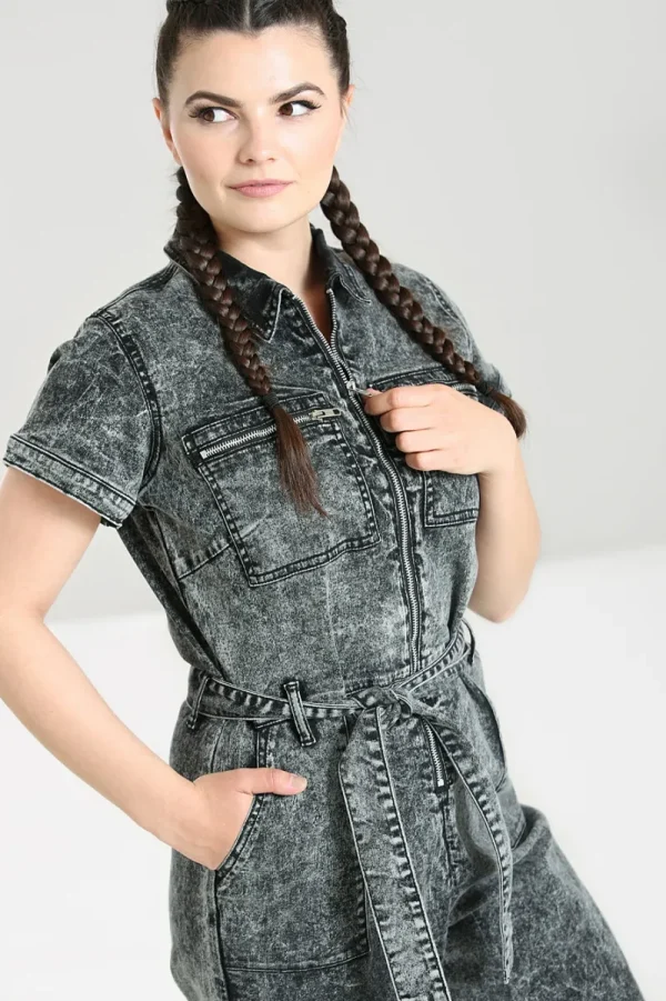 Hell Bunny Jumpsuits & Playsuits | Jumpsuits & Playsuits>Finn Boilersuit