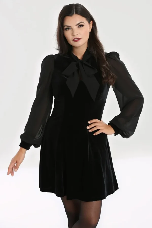 Hell Bunny Dresses | Mini Dresses>Gabriella Mini Dress Black