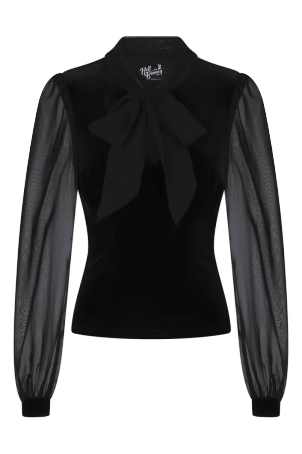 Hell Bunny Tops | Tops>Gabriella Top Black