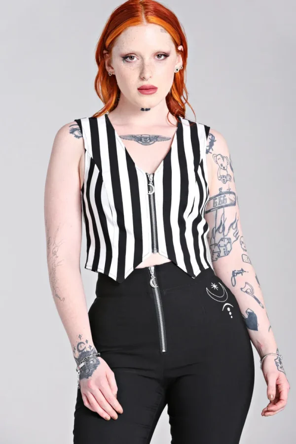 Hell Bunny Tops | Coats & Jackets>Gaspar Waistcoat
