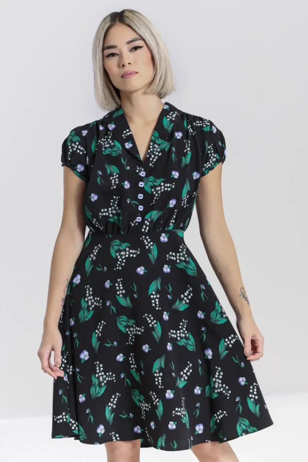 Hell Bunny Dresses | Dresses>Good Luck Mid Dress Black