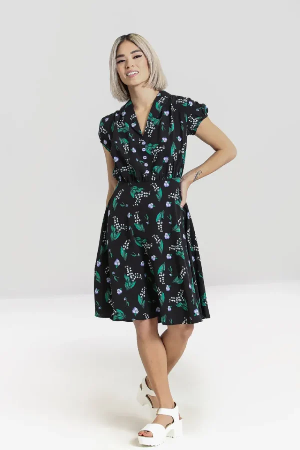 Hell Bunny Dresses | Dresses>Good Luck Mid Dress Black