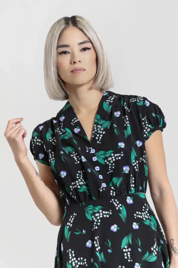 Hell Bunny Dresses | Dresses>Good Luck Mid Dress Black