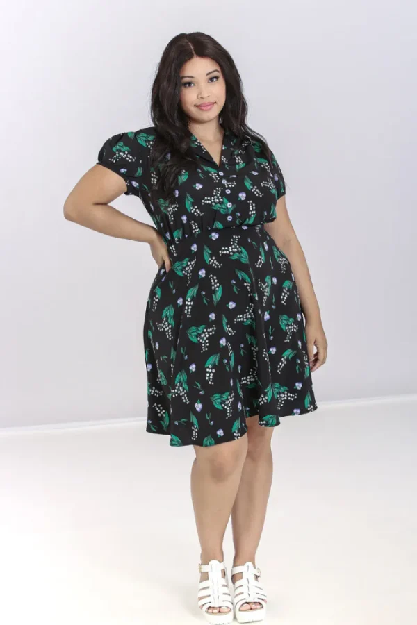 Hell Bunny Dresses | Dresses>Good Luck Mid Dress Black