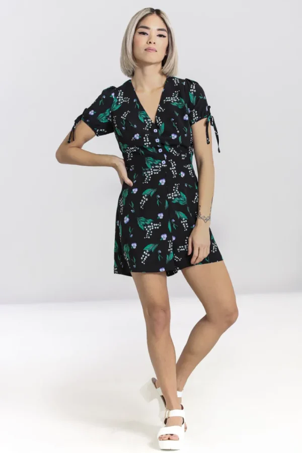 Hell Bunny Jumpsuits & Playsuits | Jumpsuits & Playsuits>Good Luck Playsuit Black