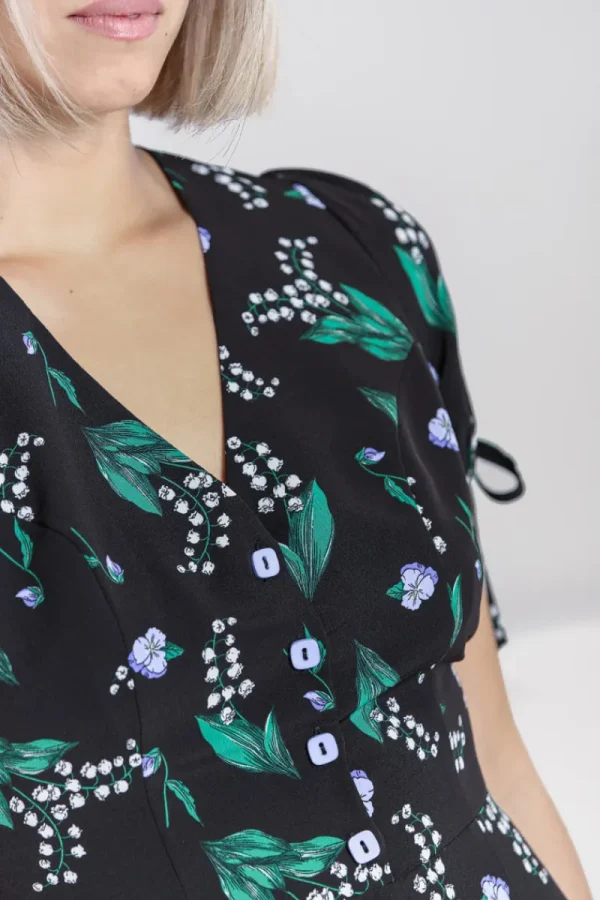 Hell Bunny Jumpsuits & Playsuits | Jumpsuits & Playsuits>Good Luck Playsuit Black