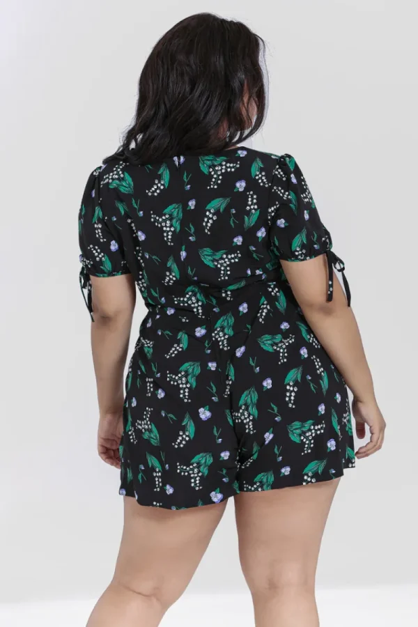 Hell Bunny Jumpsuits & Playsuits | Jumpsuits & Playsuits>Good Luck Playsuit Black