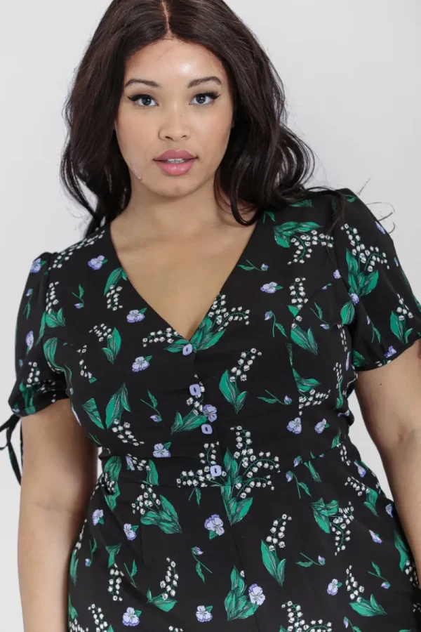 Hell Bunny Jumpsuits & Playsuits | Jumpsuits & Playsuits>Good Luck Playsuit Black