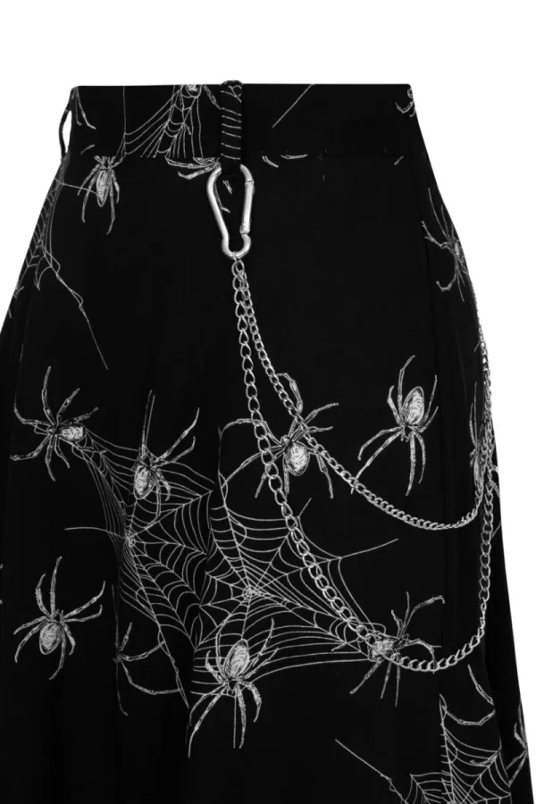 Hell Bunny Skirts | Skirts>Grungy Spider Skirt Black