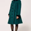 Hell Bunny Coats & Jackets | Coats & Jackets>Harper Coat Green