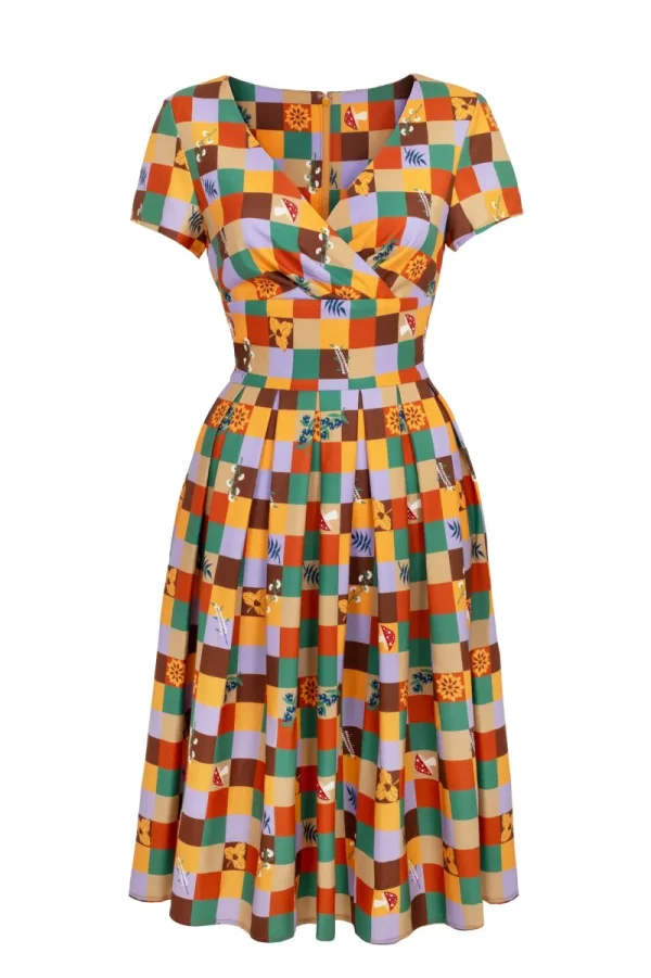 Hell Bunny Dresses | Dresses>Hawthorn Dress MultiColour