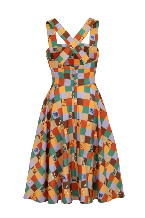 Hell Bunny Dresses | Dresses>Hawthorn Pinafore Dress MultiColour
