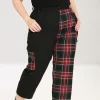 Hell Bunny Trousers & Shorts | Trousers & Shorts>Heather Trousers Black