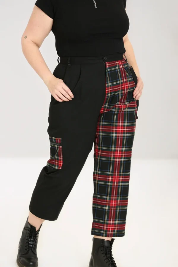 Hell Bunny Trousers & Shorts | Trousers & Shorts>Heather Trousers Black