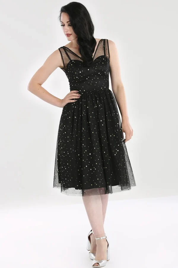 Hell Bunny Dresses>Infinity 50's Dress Black