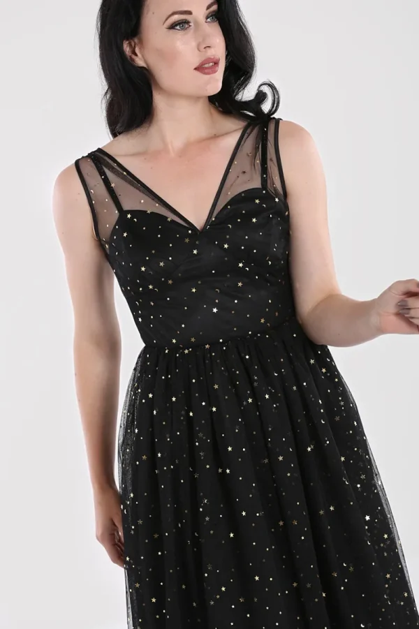 Hell Bunny Dresses>Infinity 50's Dress Black