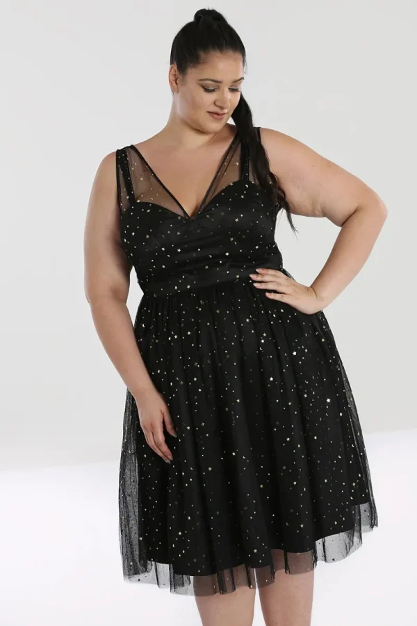 Hell Bunny Dresses>Infinity 50's Dress Black