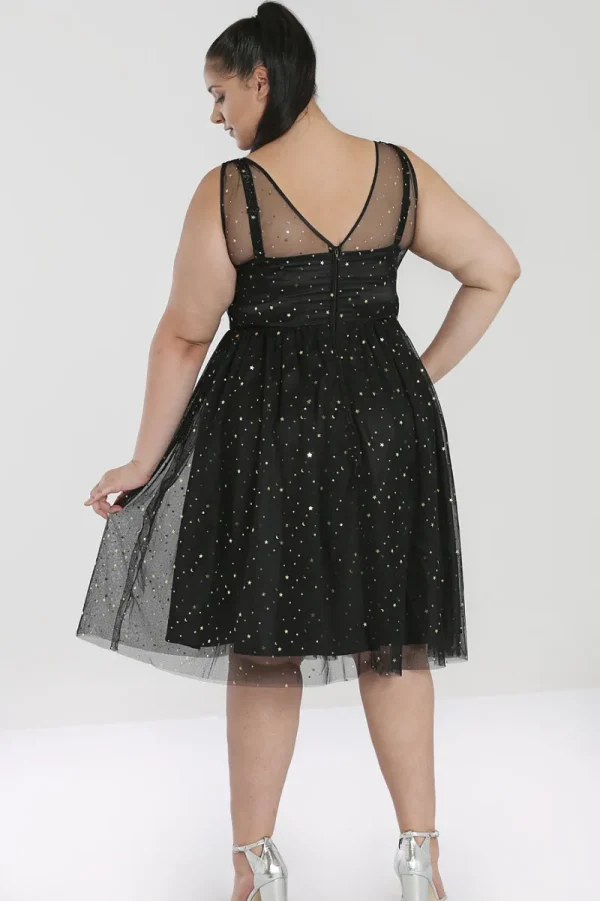 Hell Bunny Dresses>Infinity 50's Dress Black