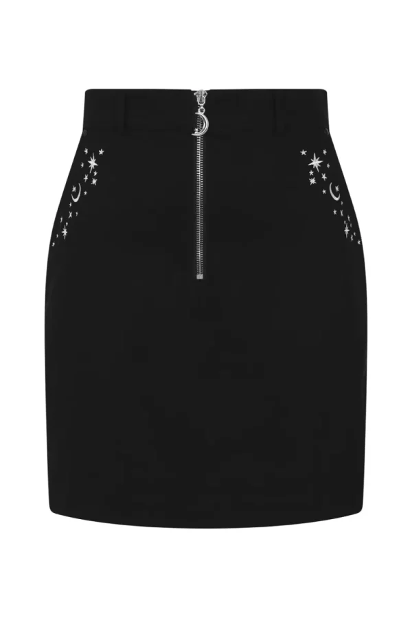 Hell Bunny Skirts | Skirts>Interstellar Mini Skirt Black
