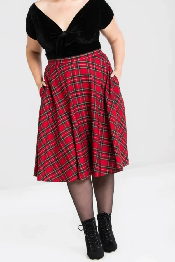 Hell Bunny Skirts | Skirts>Irvine 50's Skirt Red